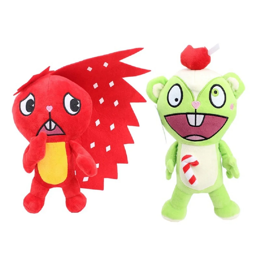 O htf árvore feliz amigos anime árvore feliz amigos soldado fliqpy brinquedos de pelúcia bonecas militar flipy boneca brinquedo de pelúcia para crianças presente