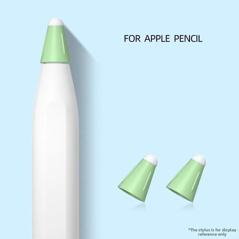

8Pcs Noise Reducing Pencil Replacement Tip with Storage Box Silicone Pen Tips Paper-Like for Apple Pencil 1 2 Pro USB-C
