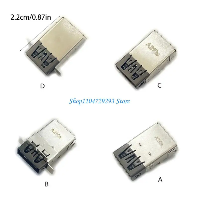 Y2GD Gaming Accessories Genuine USB Connector USB Interfaces Metal for House Gaming