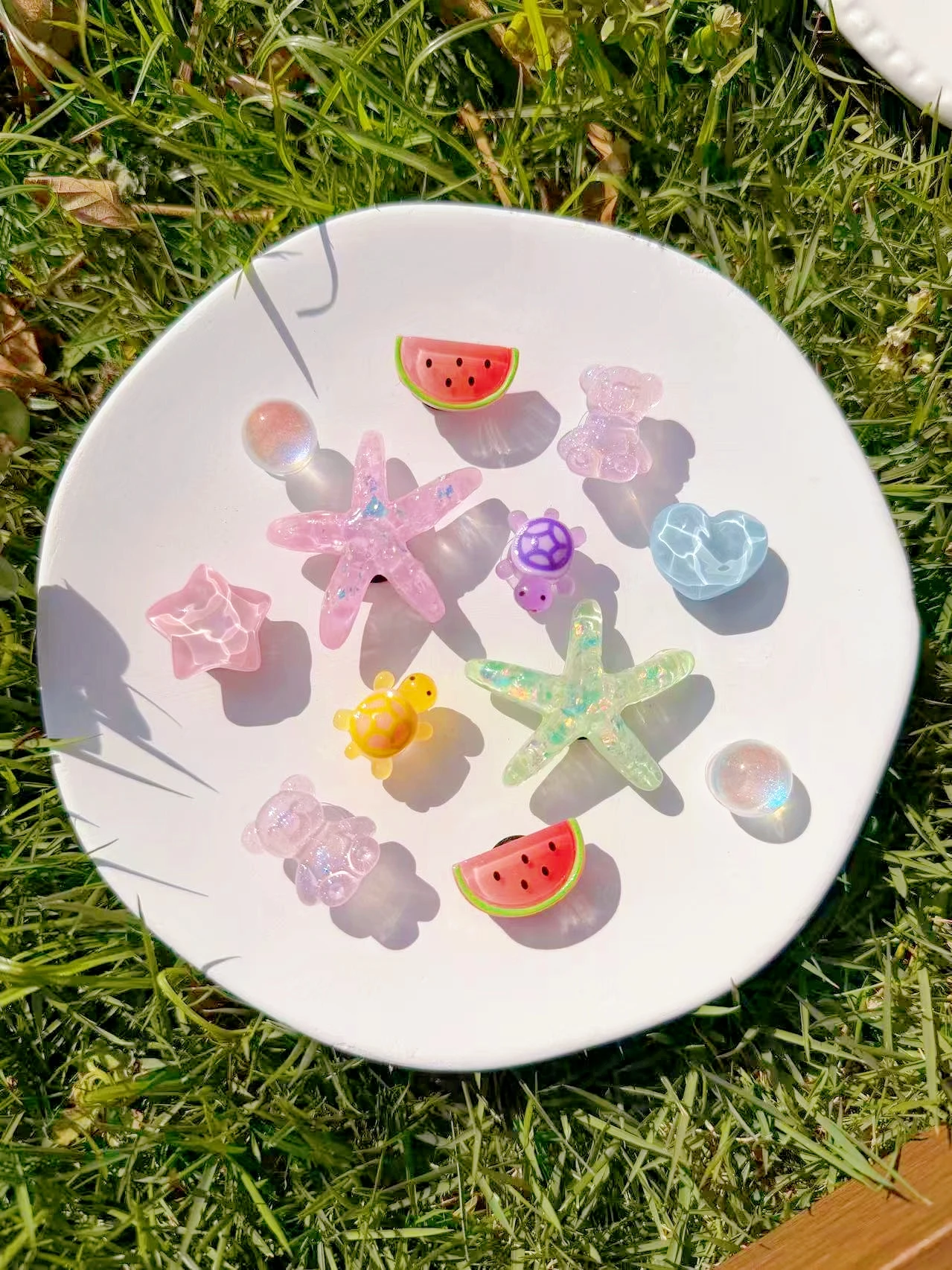12-piece multi-color marine life shoe decoration DIY casual accessories - Fun and versatile personalized shoe-making method