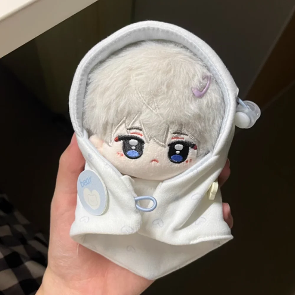 

Swaddling 10cm Cotton Doll Swaddling Clothes Cloak Sleeping Bag 10cm Doll Clothes Creative Lovely Doll Dress Up Set
