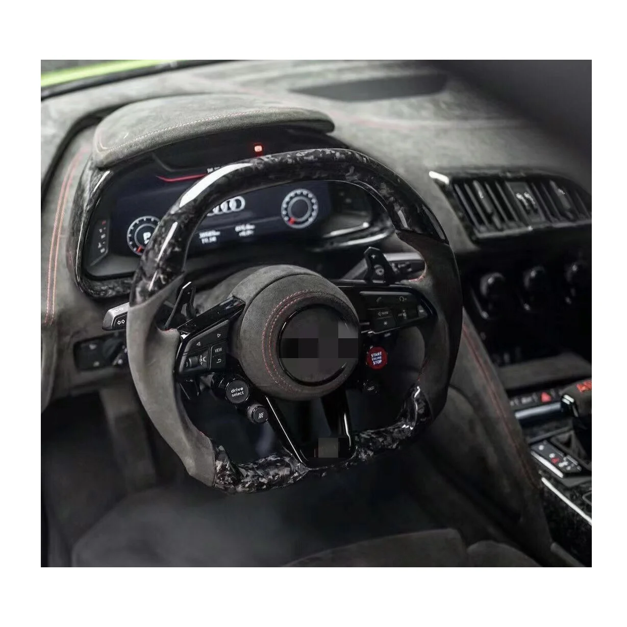 

Customized Carbon Fiber Steering Wheel For-Audi Rs3 Rs4 Rs5 Rs6 Rs7 S5 2012-2016/S3 2014-2017/S4 2013-2015