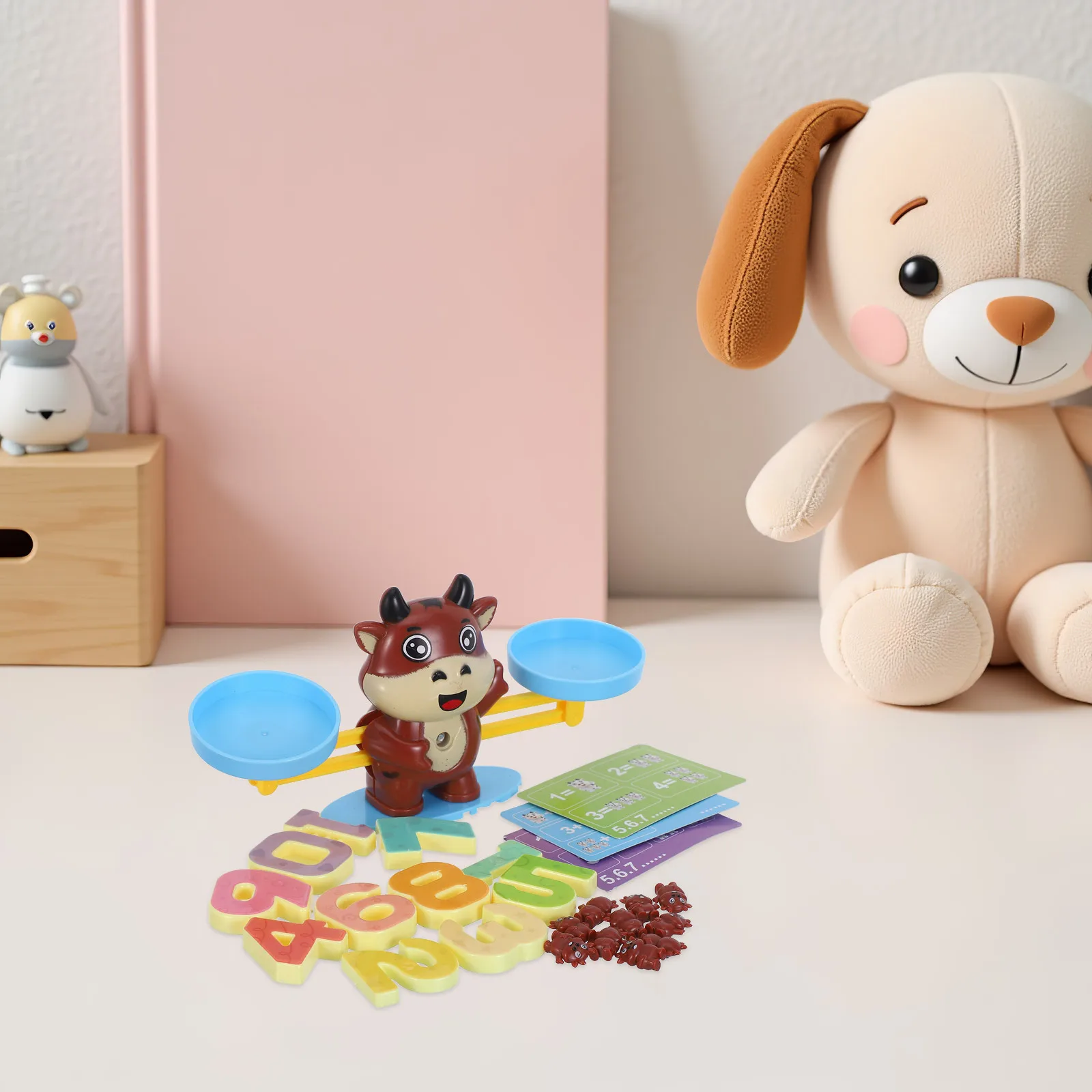 

Cow Theme Digital Kitchen Scale 5kg Portable Weight Measurement Device for Baking Cooking and Diet Control LCD Display