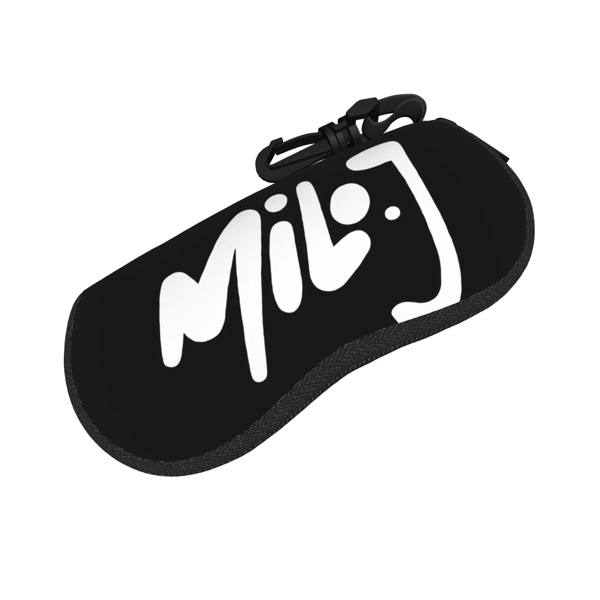 Rapper Milo J Logo  Glasses Case Cover  Sunglasses Case Outdoor Classic Eyewear Box Zip Men Women Eyeglass Cases Cover