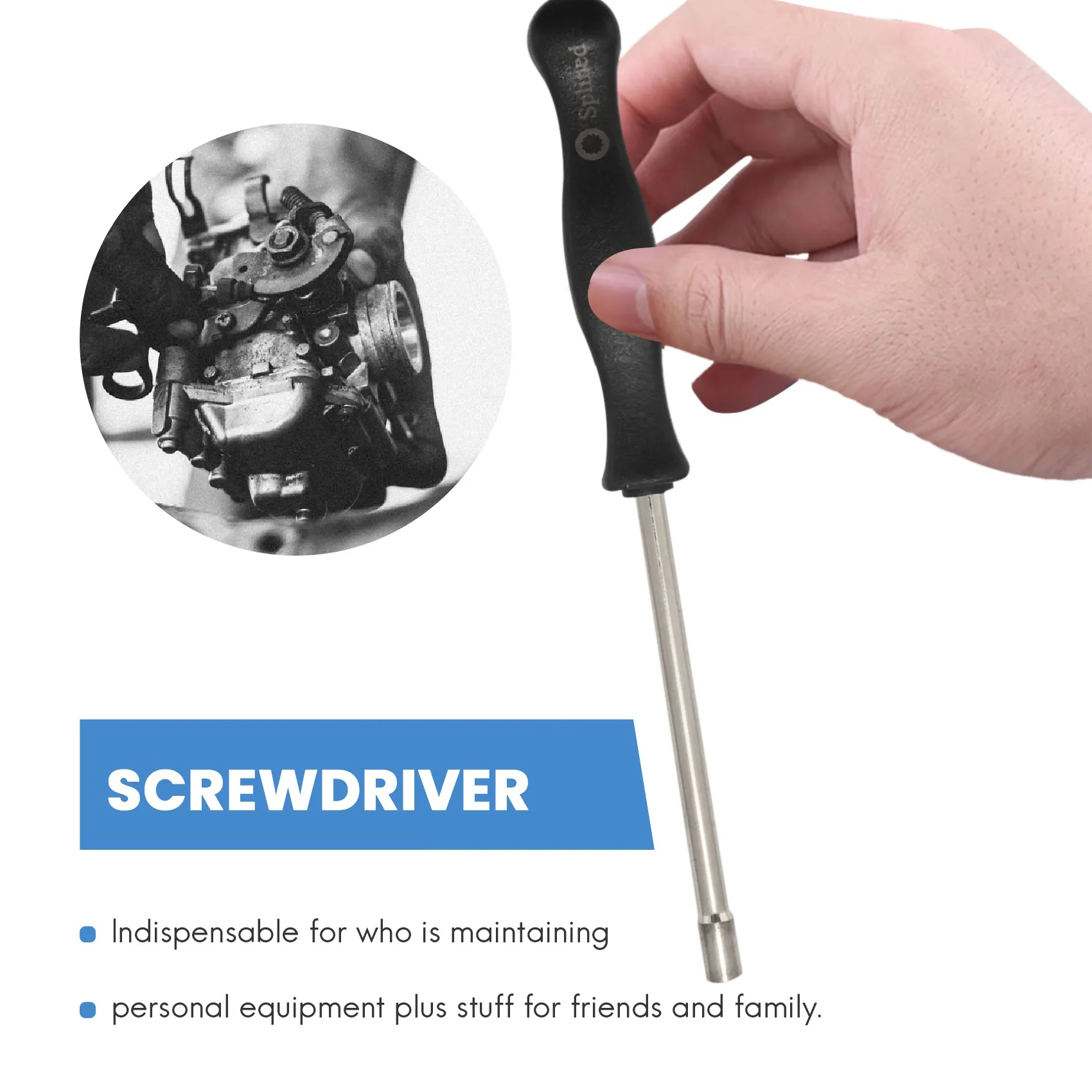 A50U 13 PCS Carburetor Adjustment Carb Adjusting Tool Kit for 2-Cycle Small Engine Poulan Husqvarna STIHL Echo Trimmer