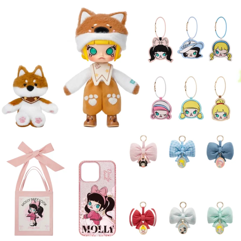 Molly Hug 1/8 Bjd Daily Look Series Phone Case Earphone Case Sachet Pendant Sleeve Pendant Cup Friends Birthday Gifts