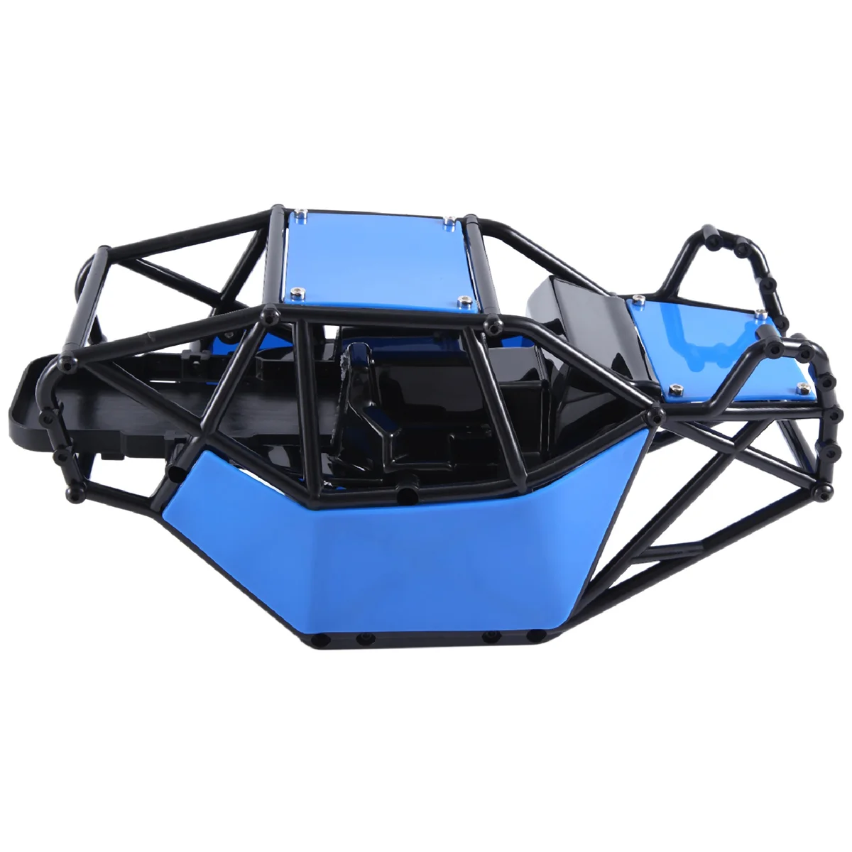 Rock Body Shell Chassis Kit for 1/10 RC Crawler Car Axial SCX10 II 90046 UTB10 Capra,Blue