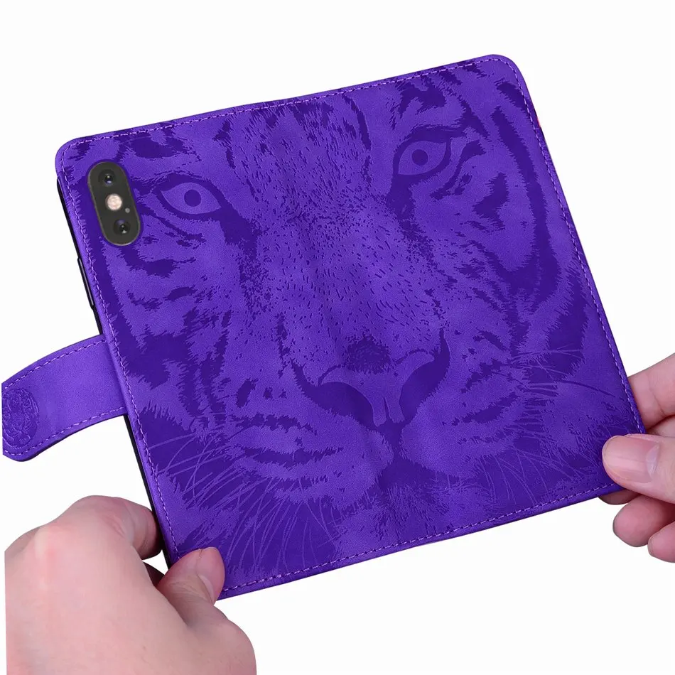 Cool Tiger Printed Holster For Xiaomi 10 Ultra Mi Poco X3 Nfc Redmi 7 7A 8 8A 9A 9C K20 K30 10X Note 9 Pro 8T 8 7 Pro 7S Y3 D26F