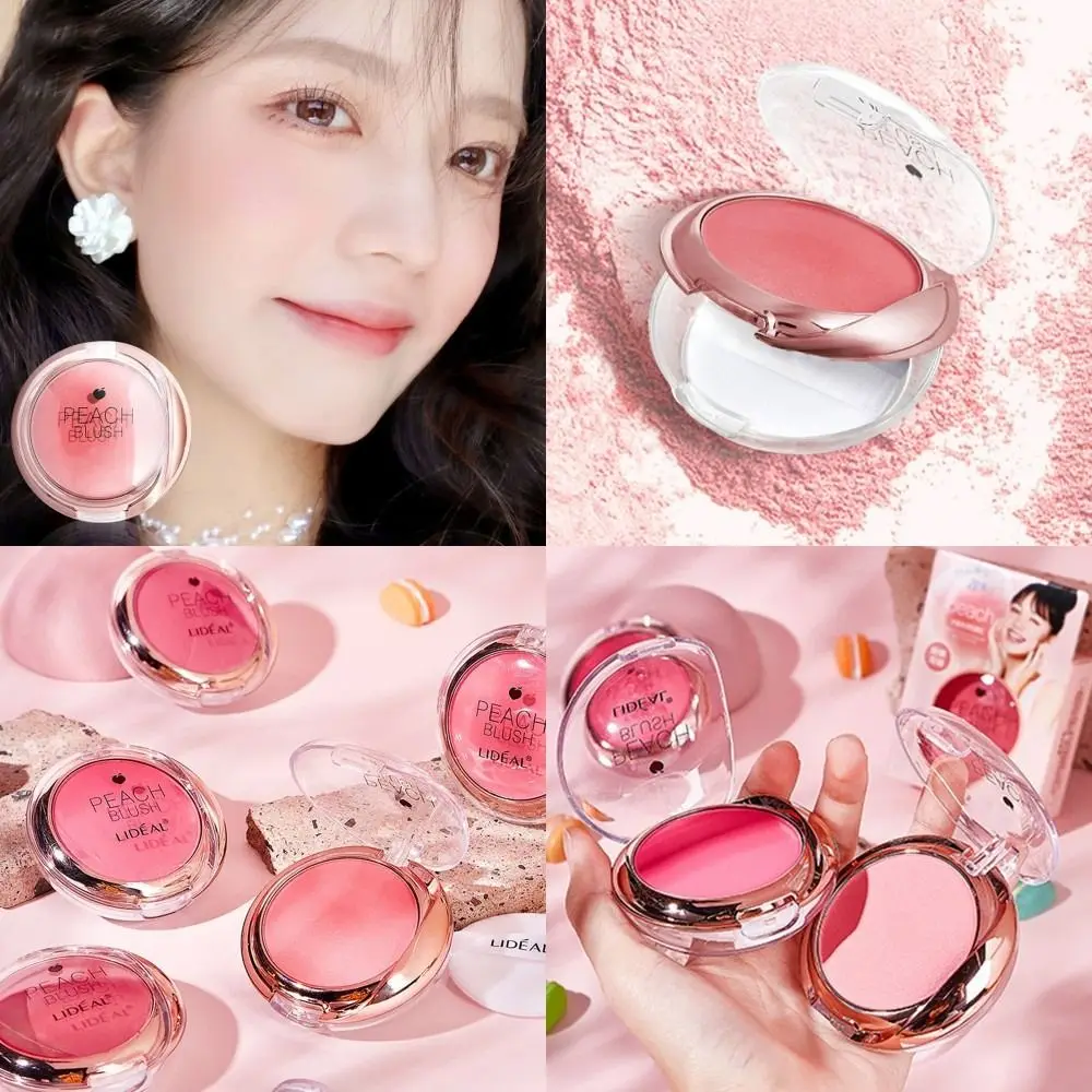 Sweatproof Long Lasting Rose Cheek Tint Blusher, veludo, fosco, pêssego, vermelho, impermeável, brilhante com pérolas finas