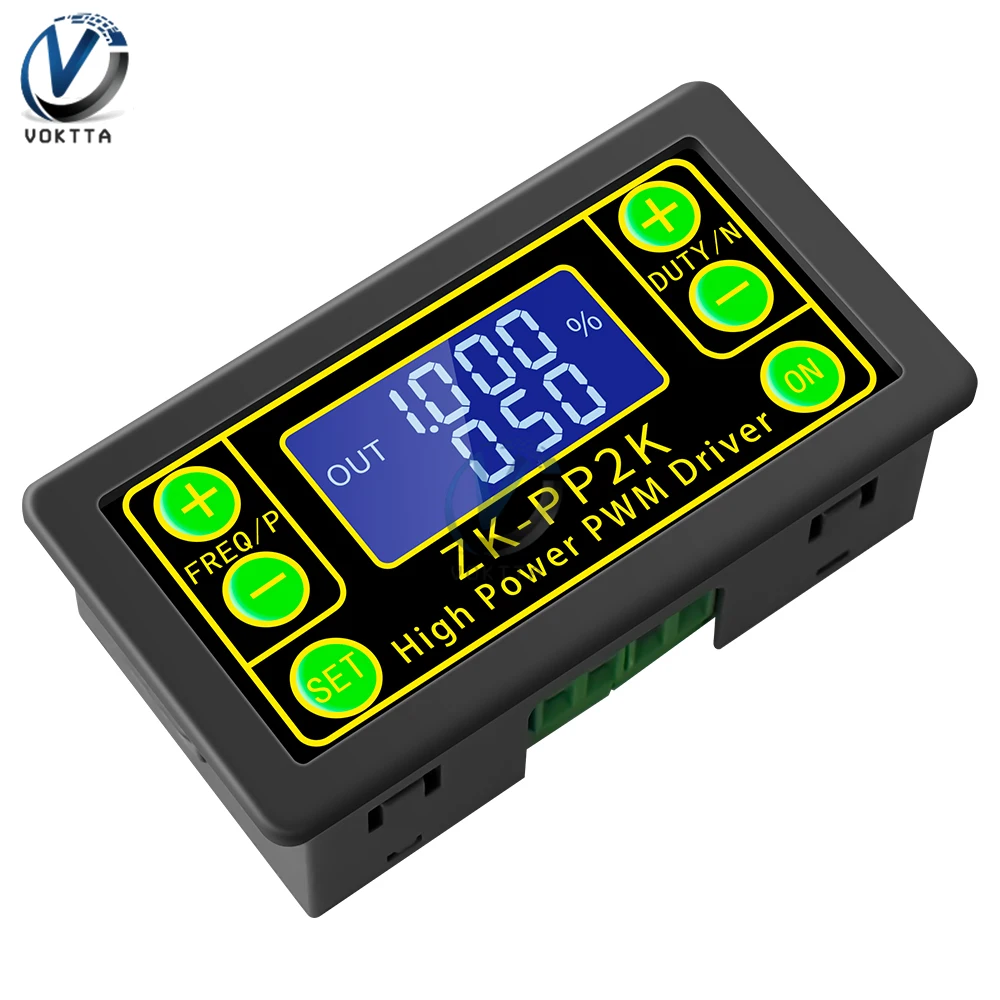 ZK-PP2K Digital PWM Motor Speed Controller generatore di segnale di ritardo regolabile regolatore di velocità del motore a impulsi ad alta potenza