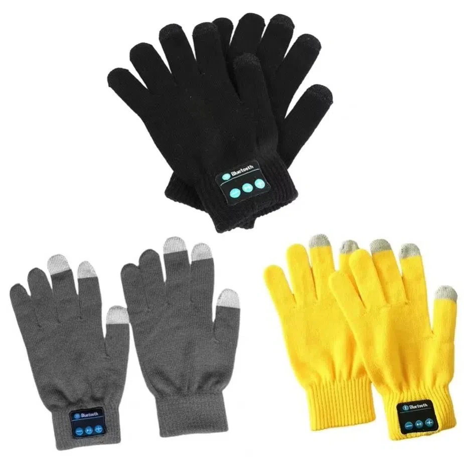 Touch Screen Bluetooth Gloves Knitted with Clear Sound Winter Warm Mittens Usb Charging Durable Phone Answering Gloves Cold