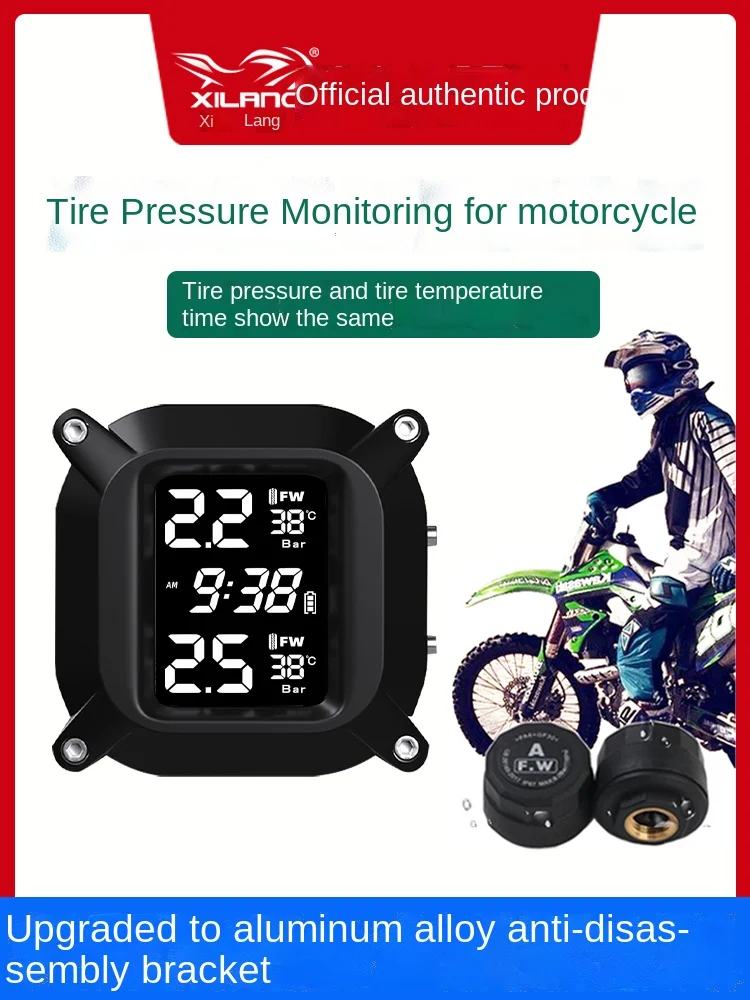 FQ Motorcycle Motor Bike Wireless Tire Pressure Monitor