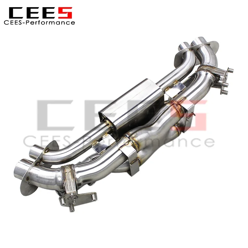

CEES Factory Valve Catback Muffler for Porsche 911 992 3.0T 2019-2024 Stainless Steel Exhaust with X Pipe OEM Car Exhaust System
