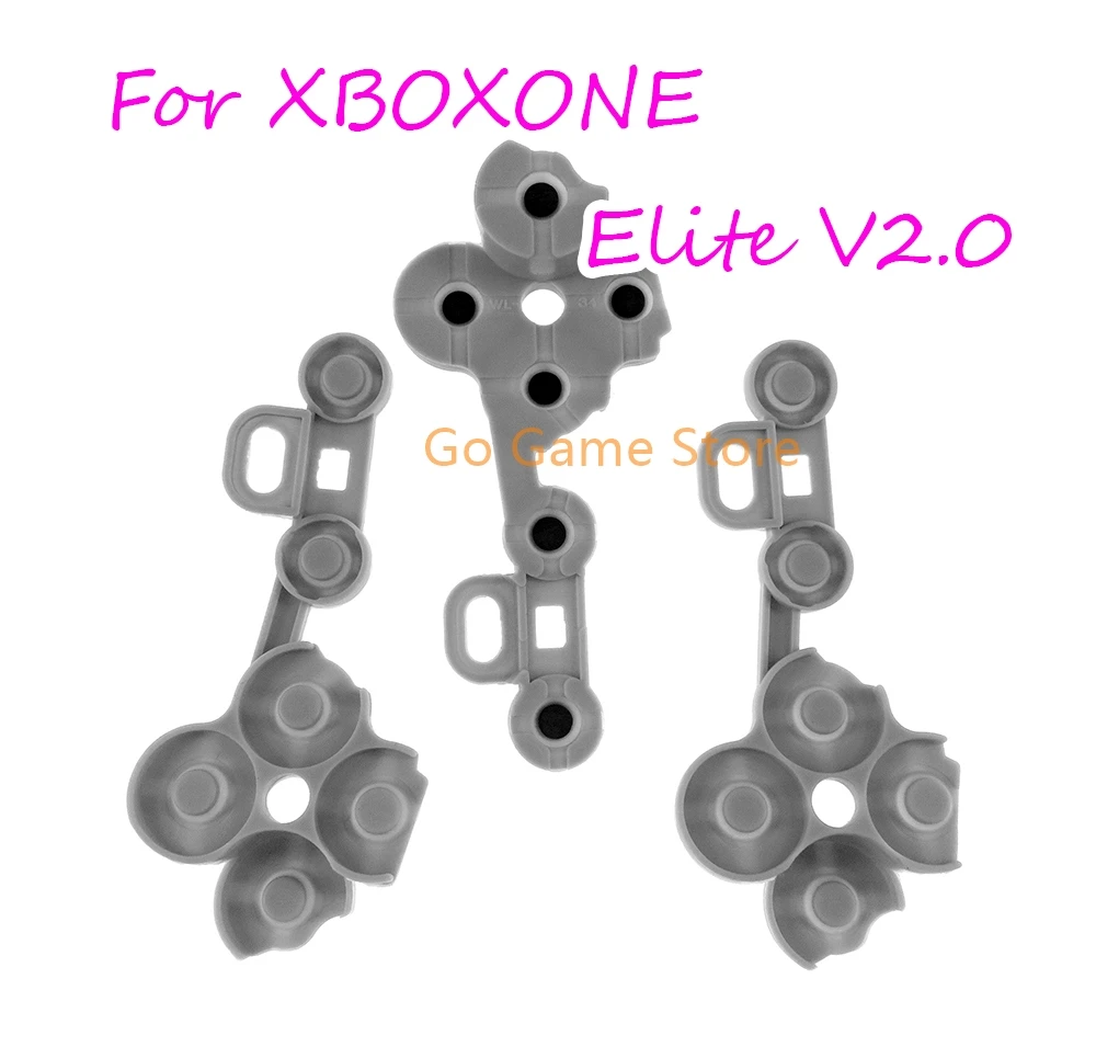 100 Uds para XBOXONE Elite Edition 2 Gen goma conductora Original V2.0 mango botón goma conductora de silicona