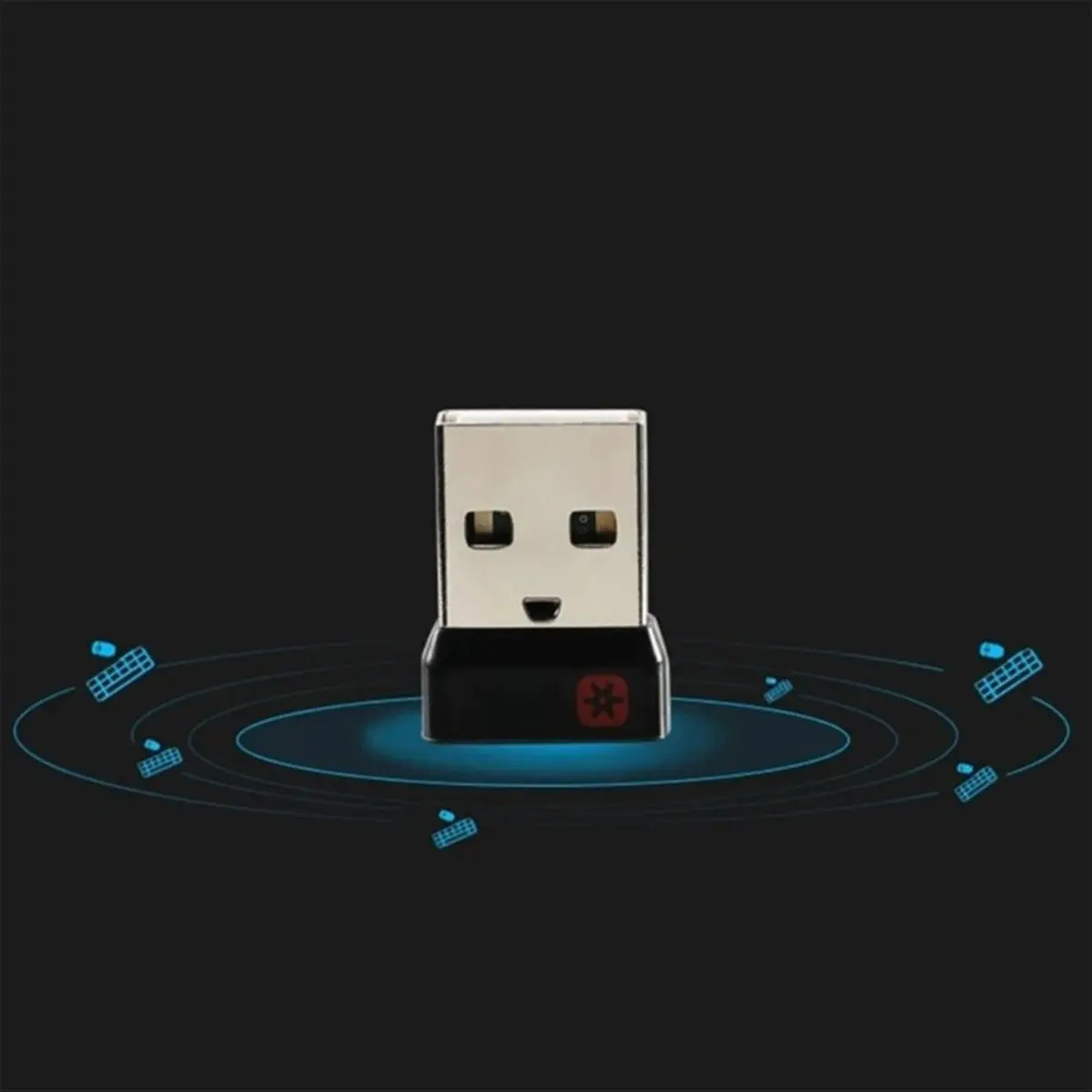 

Беспроводной USB-адаптер A23G для мыши и клавиатуры, подключение до 6 устройств, совместим с Logitech Unifying M905 M325 M585 M510