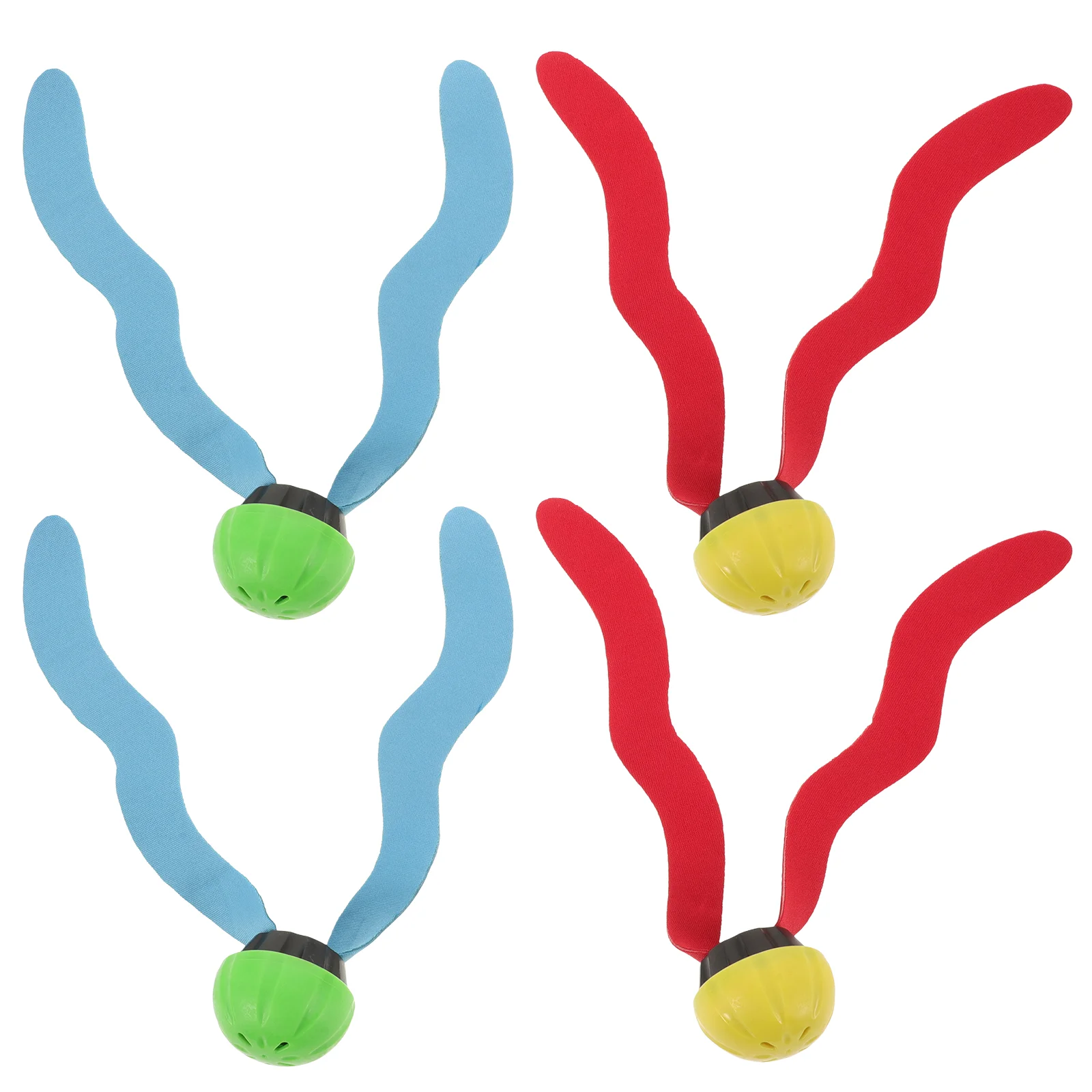 

4 Pcs Diving Toys Children's Swimming Sinking Dive Training Rings Plastic