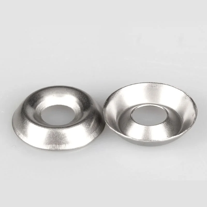 M3 M4 M5 M6 304 Stainless Steel Conical Washer Countersunk Concave-convex Washer Hollow Cone Decorative Washer