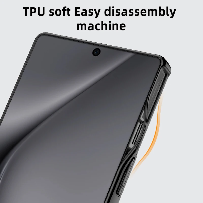 حافظة لهاتف ZTE Nubia Red Magic 11 Pro Plus موضة جديدة متجمدة مدمجة غطاء مغناطيسي مضاد للسقوط لهاتف Red Magic11 Pro Funda