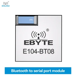 4PCS Bluetooth to Serial Port Module BLE5.1 COJXU E104-BT08 Low Power Consumption Support Beacon and iBeacon UART Module SMD