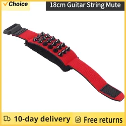 18cm Guitar String Mute Guitar Gear Fretboard Muting Wrap Punk Style String Dampener String Muter for 6-String Guitar Accessory