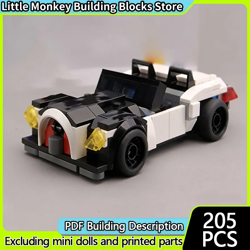 

Speed Racing Car Model MOC Building Bricks Modified Racing Car Modular Technology Children Holiday Gifts Assemble Toys Suit