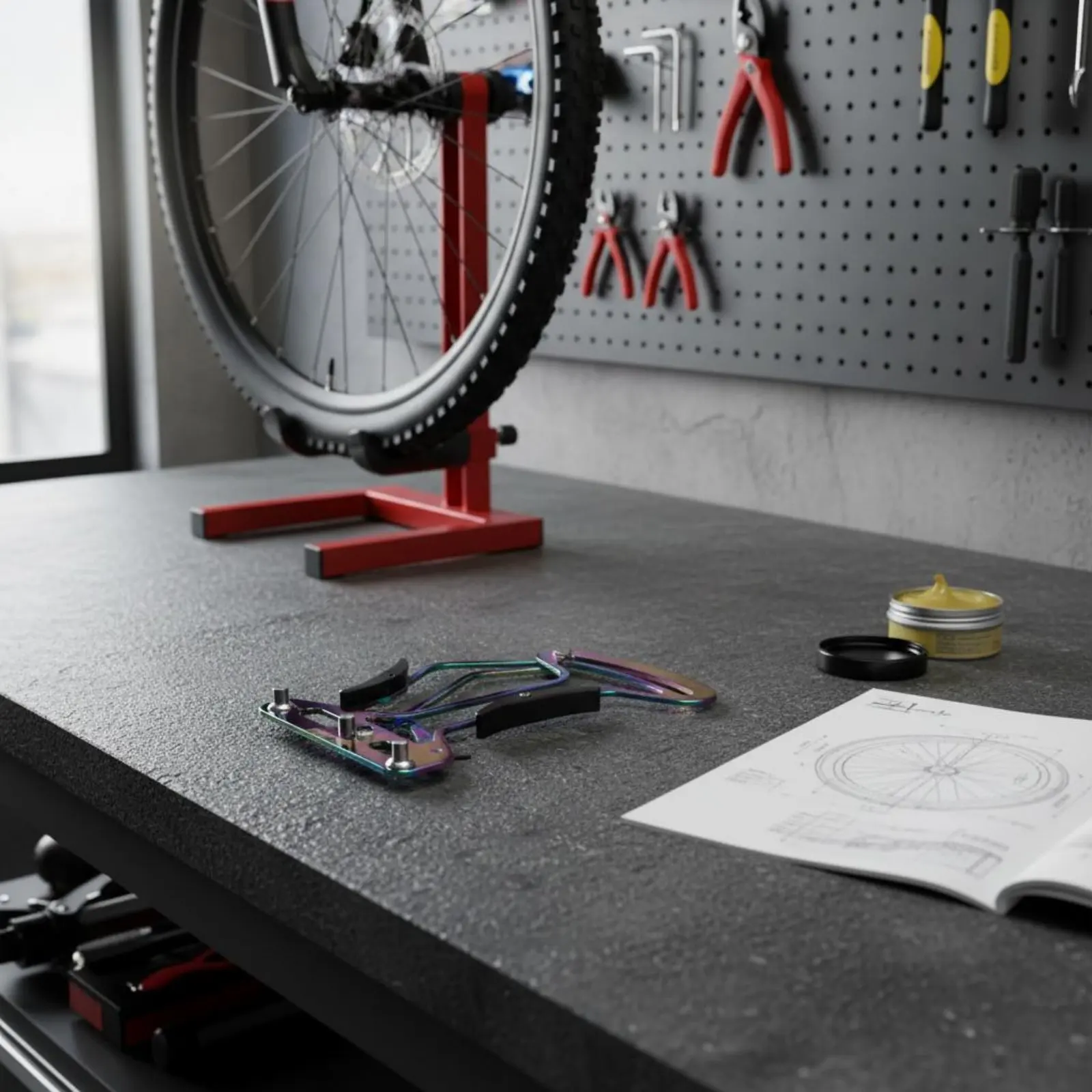 

Cycle Spoke Tension Meter Lightweight Wheel Spoke Tensiometer Bike Wheel Tensiometer Easy To Use Measuring Instrument