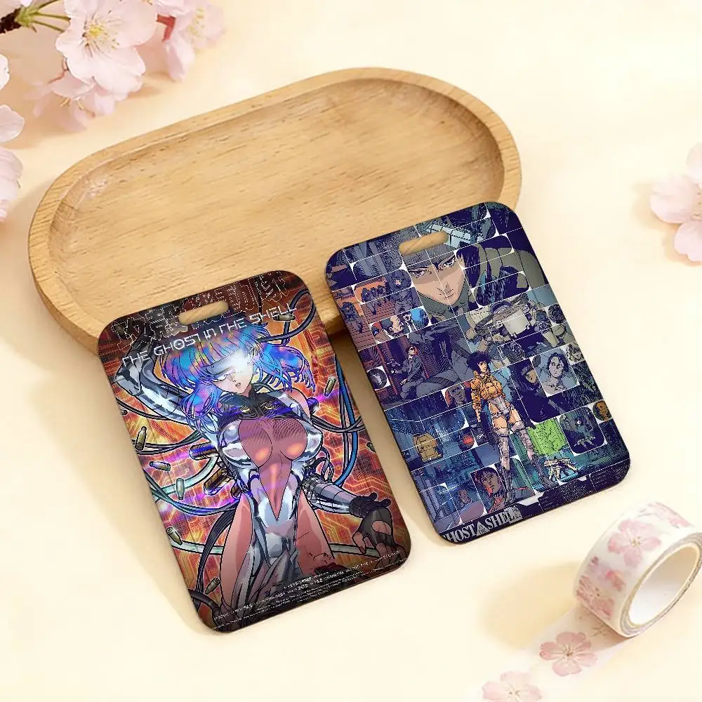 

Держатель для ID-карт и кредитных карт в стиле аниме G-Ghost In The Shell, с ремешком на шею, для детей, подарок