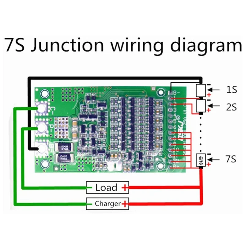 6S-13S 7S 12S 25a Lifepo4 Leven 18650 Batterij Cel Bms Oplader Bescherming Board 3.2V