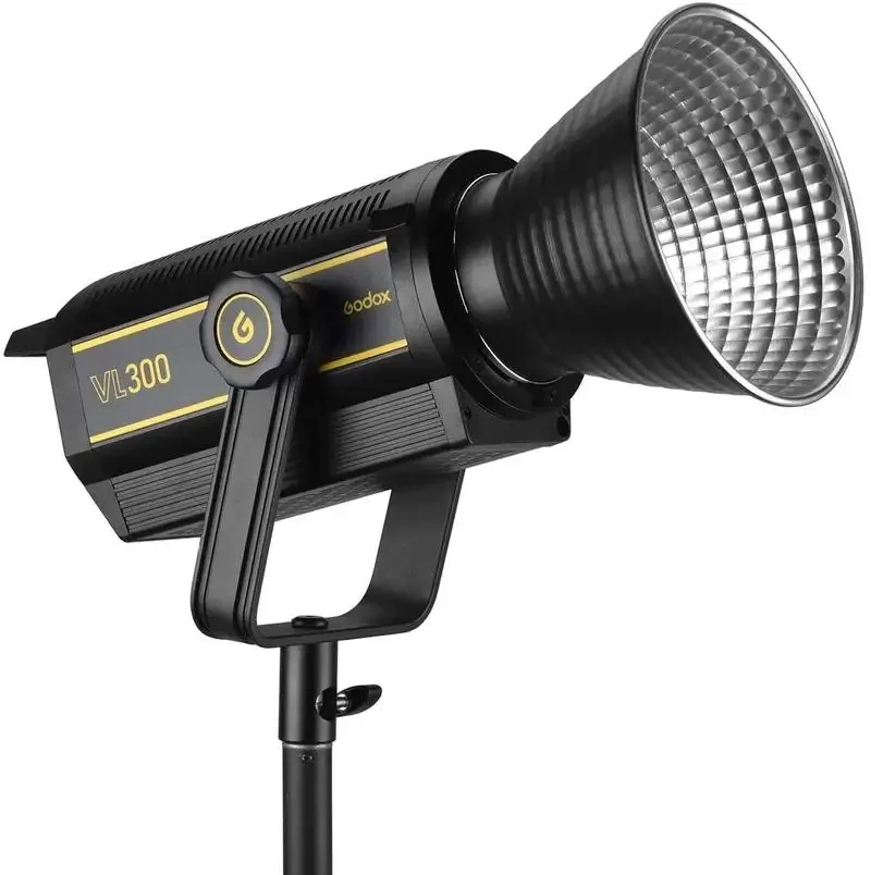 

VL150 VL200 VL300 150W 5600K White Version LED Video Light Continuous Output With Bowens Mount U-Type Bracket Studio Light