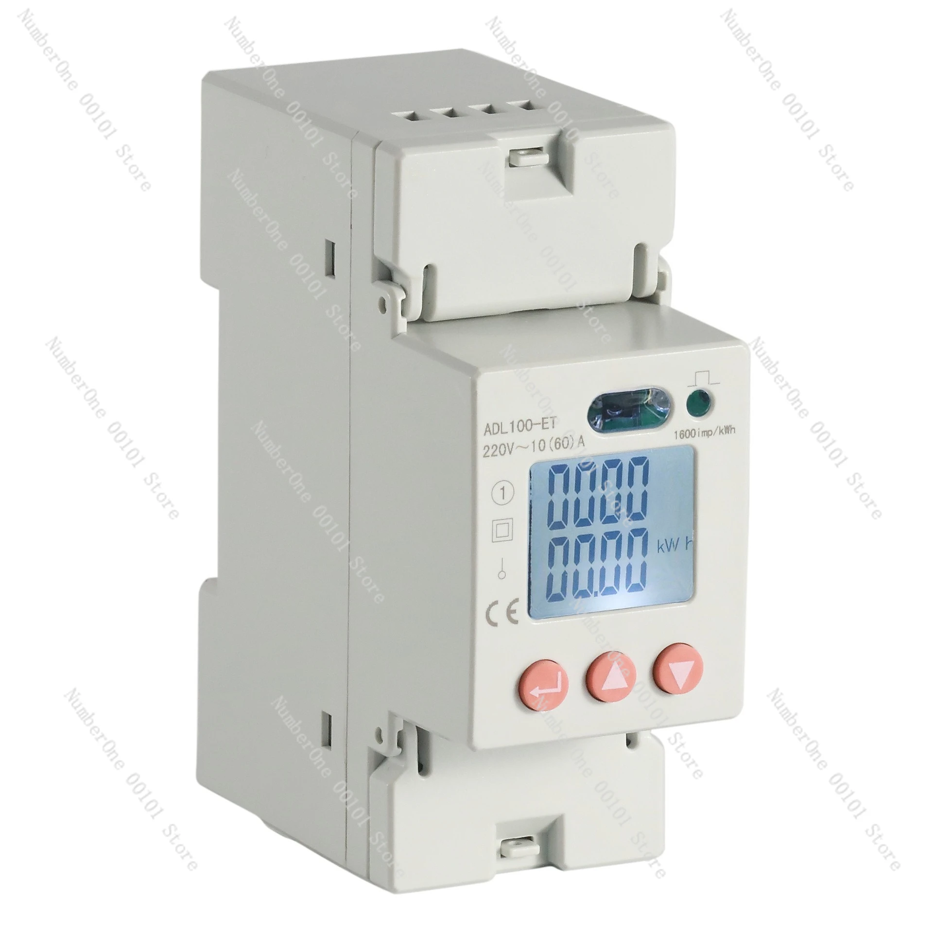 

Двухрежимный счетчик электроэнергии DDSD1352 для установки на DIN-рейку, однофазный, с жидкокристаллическим дисплеем, для учета по времени, с защитой от обратного тока