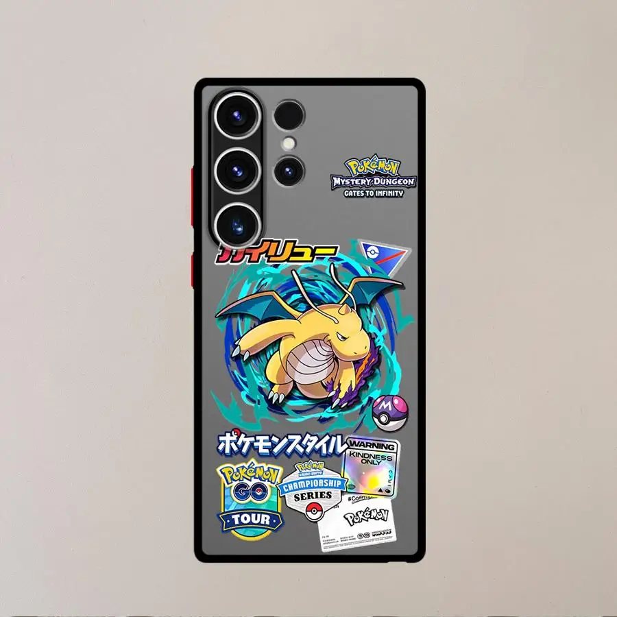 Case for Samsung Galaxy S26 S24 Plus S21 Note 20 Ultra 10+ S25 Ultra S22 S20 FE S23 FE Funda Back Phone Cover Pokemon Monster