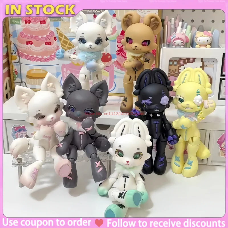 New Spot Ufdoll Uma 1/2 Scale Bjd Doll Blind Box Furry Unknown Creature Pvc Art Toy Ob11 Gsc Compatible Mini Ornaments Pet Gifts