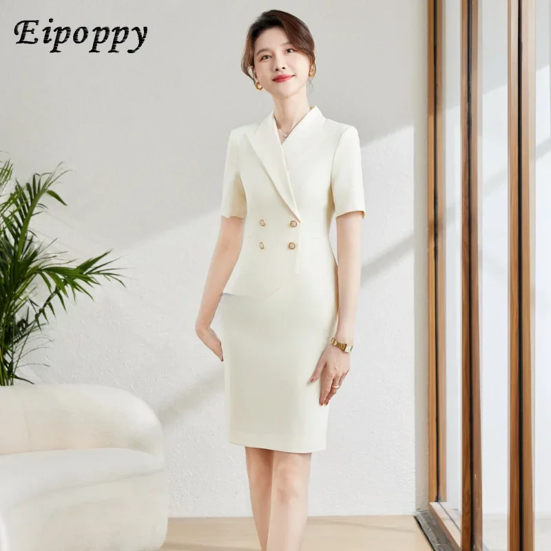 

Mi white dress, women's formal dress, fashionable temperament, high-end feeling, excellent