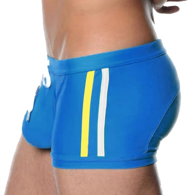 Newest Men Swimwear Fast Dry Surfing Shorts Male Sexy Swim Trunks Man Big Bulge Bathing Suit Nylon Bikini Swimsuit  M-XXL