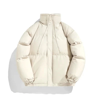 Jaqueta de puffer masculino extragrande, casacos grossos, blusão masculino, casaco de inverno