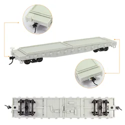 Evemodel HO Scale 1:87 Blank Unassembled Flat Car Model Railway Wagon C8741JJ