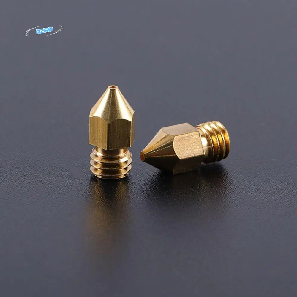 

0.6mm 0.3mm Copper 0.2mm CR10S CR10 3D Printer Accessories Print Head Nozzle 1.75MM Extruder Nozzles MK8 Brass Nozzle