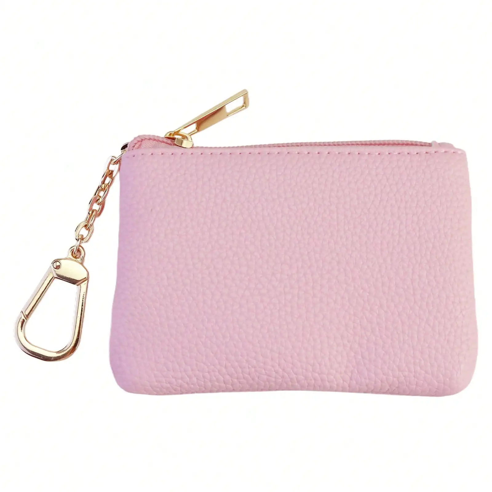 

Small Coin Purse For Women, Mini Vegan Leather Change Pouch With Gold Keychain, Portable Zippered Wallet For Coins Cash Keys, Stylish Minimalist Bag Charm Accessory Festival Graduation Teacher Appreciation Gifts Birthday Gift Mother Gifts Mothers Day Gift