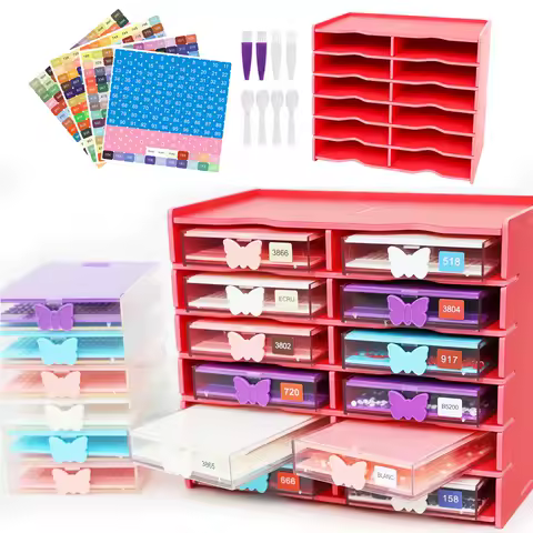 12 Grids Diamond Painting Tray Storage Holder with Diamond Box Multi-Boat Plates Storage Rack Multifunctional for Adults