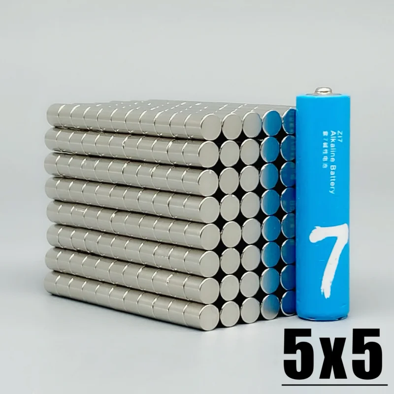 5x5mm Magnet 20-1000pcs Permanent Magnetic Imanes Magnet 5*5mm Magnet Accessory N35 NdfeB Neodymium Fridge Magnets