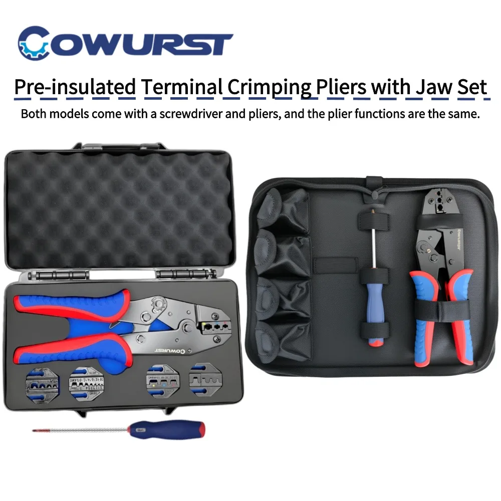 

Набор предварительно изолированных обжимных инструментов HS-30, подходящий для сантехников и электриков, со сменными губками для электрических работ.