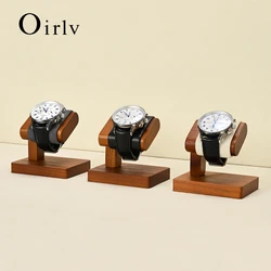 Oirlv Wooden Jewelry Organizer Bracelet Watch Display Stand Jewelry Storage Holder Watch Rack Watch Display Props For Showcase