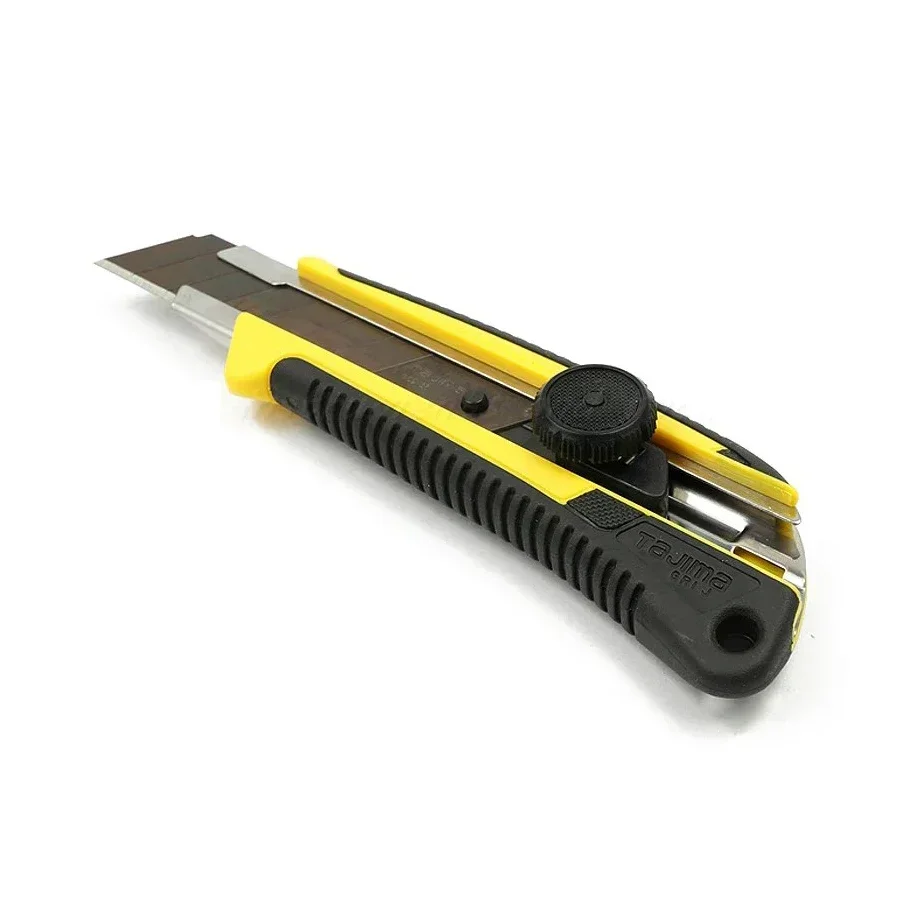 TAJIMA 1101-0219 couteau utilitaire à verrouillage automatique avec lame de type J remplaçable de 22mm de large couteau de coupe de papier peint LC-641
