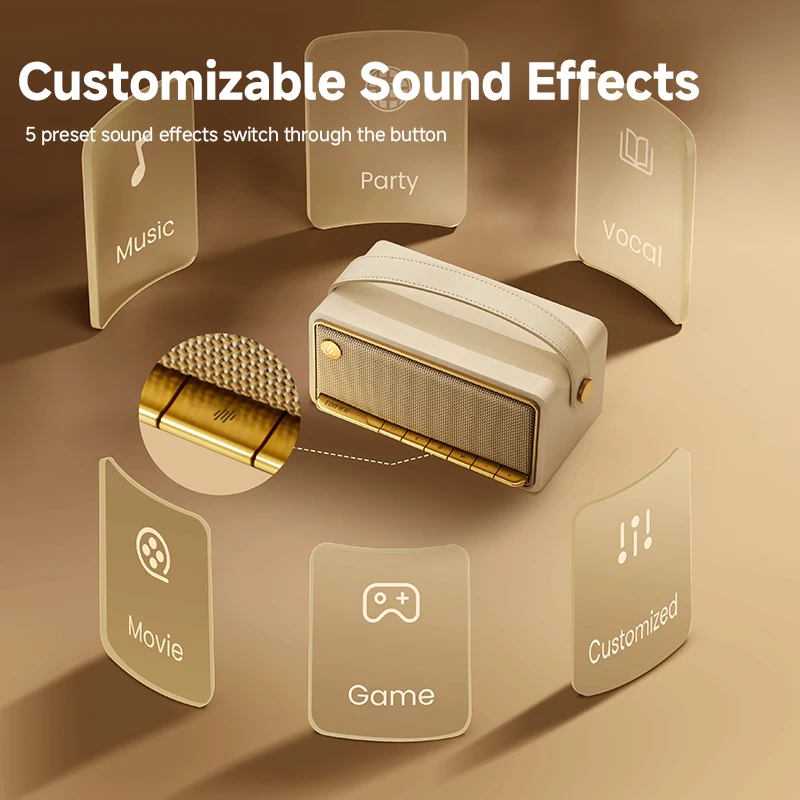 Edifier MP330 مكبر صوت بخاصية البلوتوث قابل للنقل بلوتوث V6.0 مرحبا الدقة الصوت USB-C TF بطاقة المدخلات ستيريو الاقتران 40 واط RMS 19H وقت اللعب #5