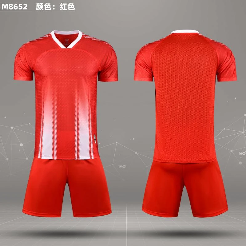 طقم جيرسي لكرة القدم شبكي قابل للتنفس 24/25 زي فريق كرة القدم الصيفي الجديد للرجال والأطفال مع تصميم عصري رياضي مطبوع عليه شريط #3