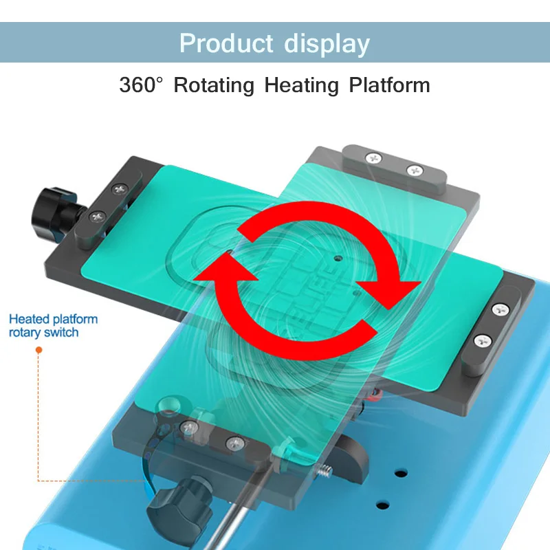 Imagem -06 - Sunshine-multifunções Flat Edge Máquina de Separação de Tela para o Reparo do Telefone Móvel 360 ° Rotating Frame Removal Tool S-918l Plus