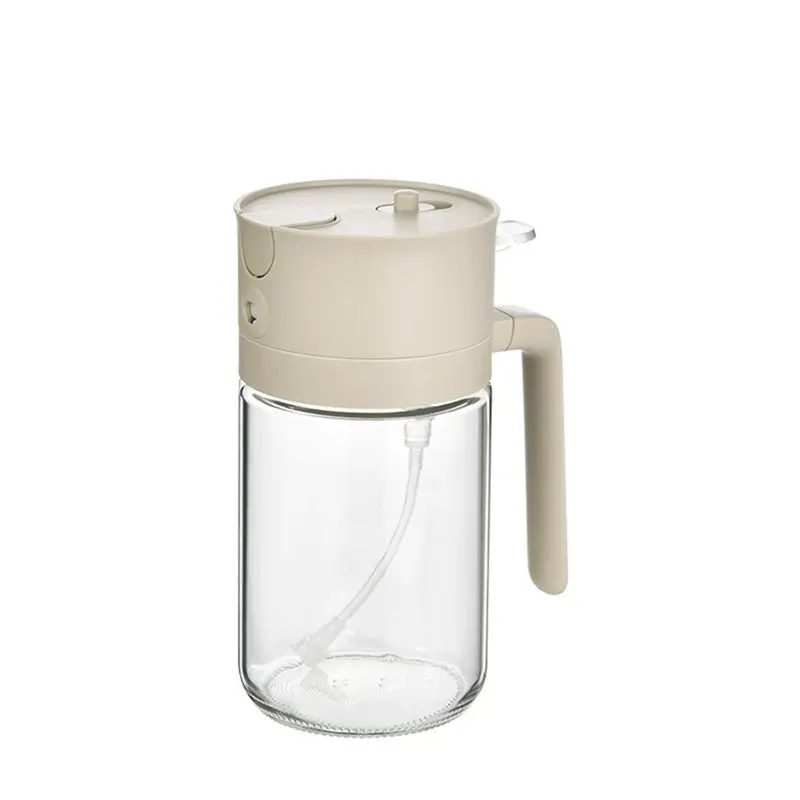 

Диспенсер для масла Happy New- Oil Dispenser, 600 мл, стеклянный распылитель для масла двойного назначения, пищевой кухонный дозатор для уксуса, 1 шт., большая емкость