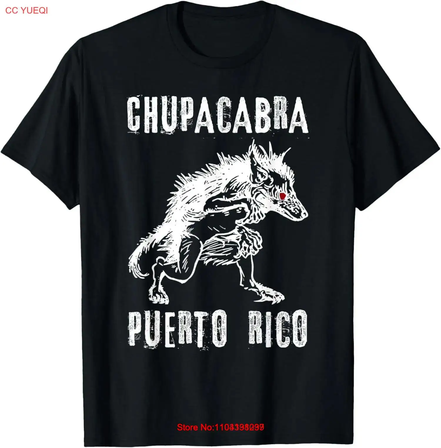 NEW LIMITED Chupacabra Puerto Rico Folklore Cryptid Monster T-Shirt