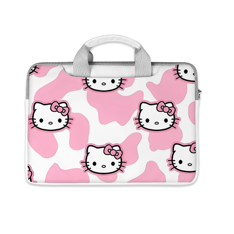 

Anime Sanrio Hello Kitty Laptop Bag Cute Large Capacity Tablet Organizer Cartoon Handbag Laptop Case 12in 13in 14in 15in 17 16in