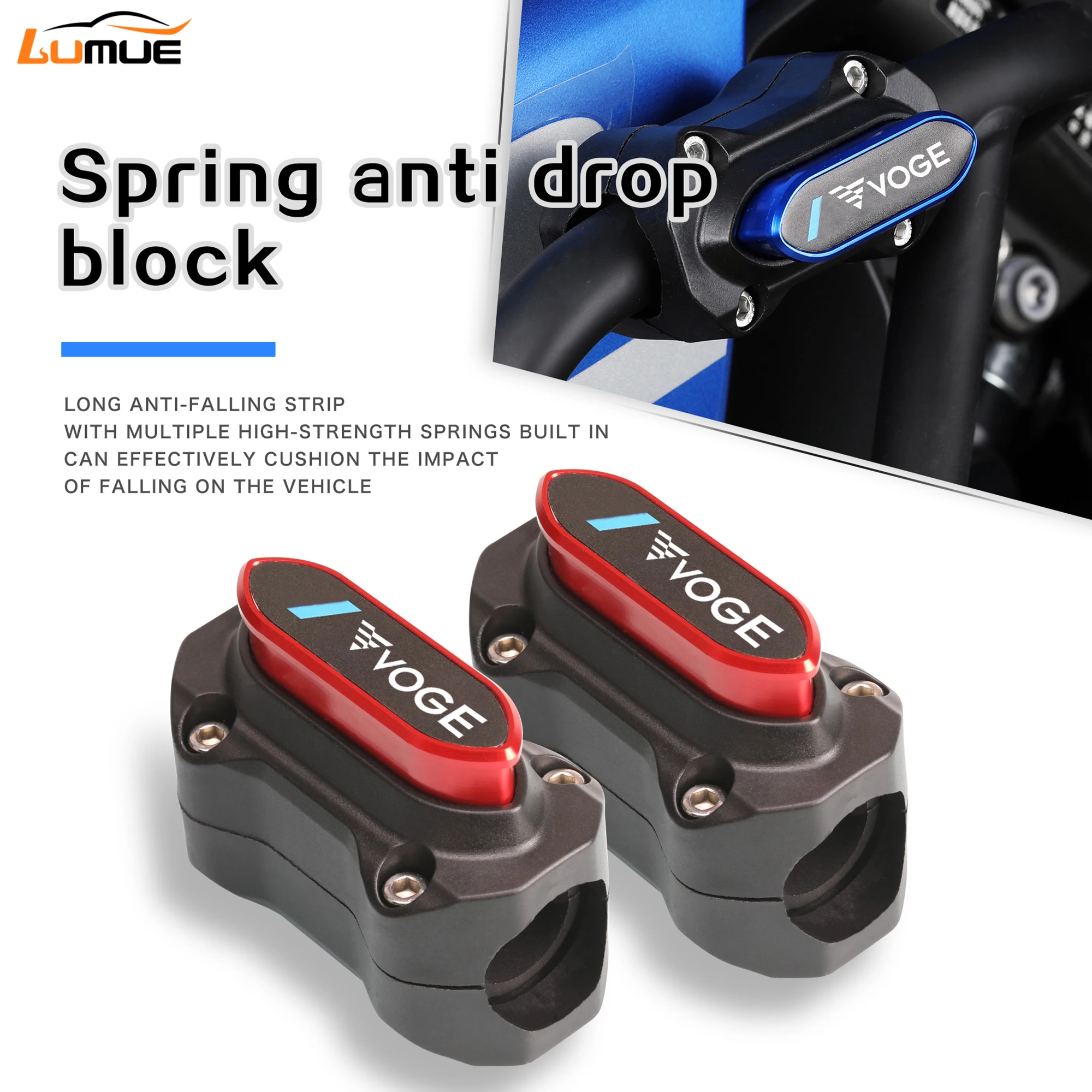 

Motorcycle Engine Guard Bumper Protector Crash Bar Block For LONCIN VOGE 500AC 500R 500 AC / R 300 500 650 AC R RR 300AC 300RR